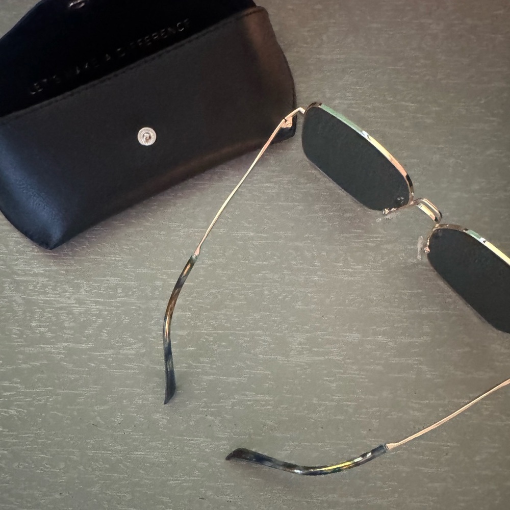 Diff Eyewear Blue and Gold Sunglasses - Picture 2 of 6